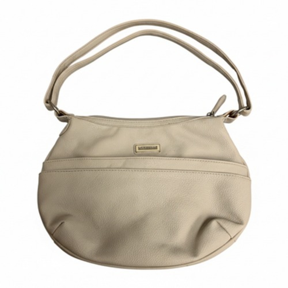 Rosetti Handbag Purse Small‎ Beige Multiple Compartments Zipper Cream